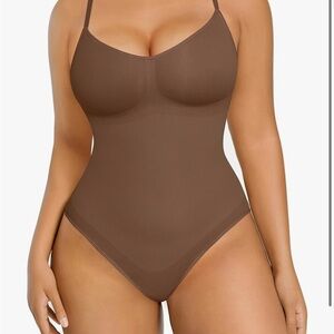Amazon Brown seamless sculpt bodysuit